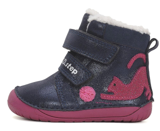 Dívčí zimní barefoot boty D.D.step W070-42110A