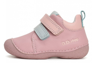 Růžové kožené boty D.D.step S015-41509E