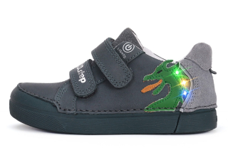 Dětské kožené blikací boty D.D.step S068-51124