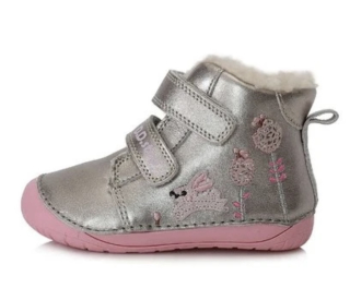 Dívčí zimní barefoot boty D.D.step W070-337C